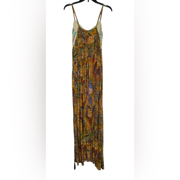 🌺 NWT! Anthropologie Raga Embroidered Boho Parkland Maxi Dress - Picture 6 of 16